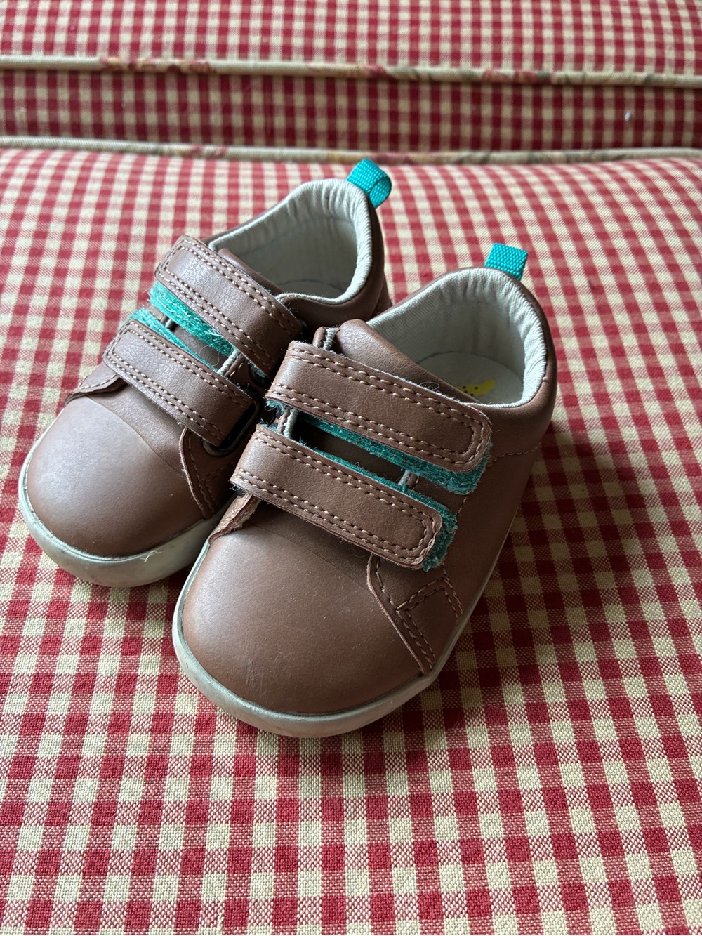 Ten Little Everyday Original Velcro Sneakers Mocha Brown 5.5 Little Kid Toddler